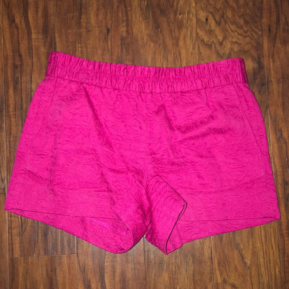 J. Crew Majenta Boardwalk Pull On Shorts